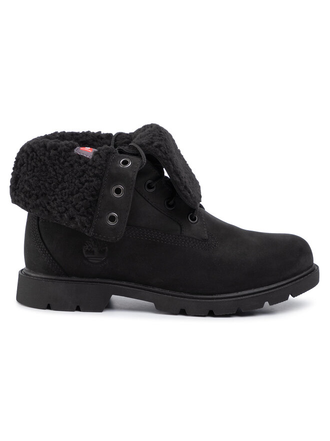 Black fold down timberlands top