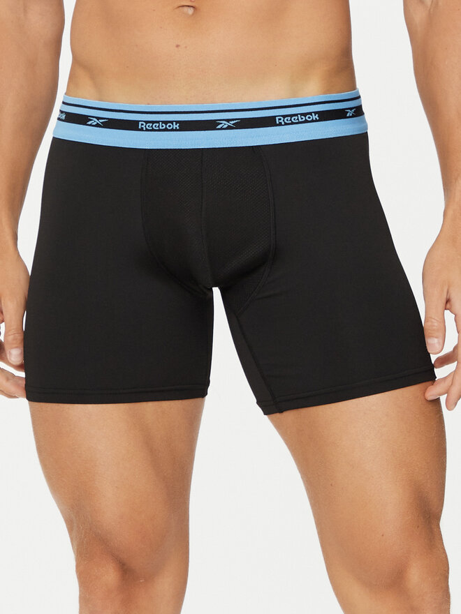Reebok Reebok Σετ μποξεράκια 3 τμχ DARIAN - AW24 (3-pack) Μαύρο