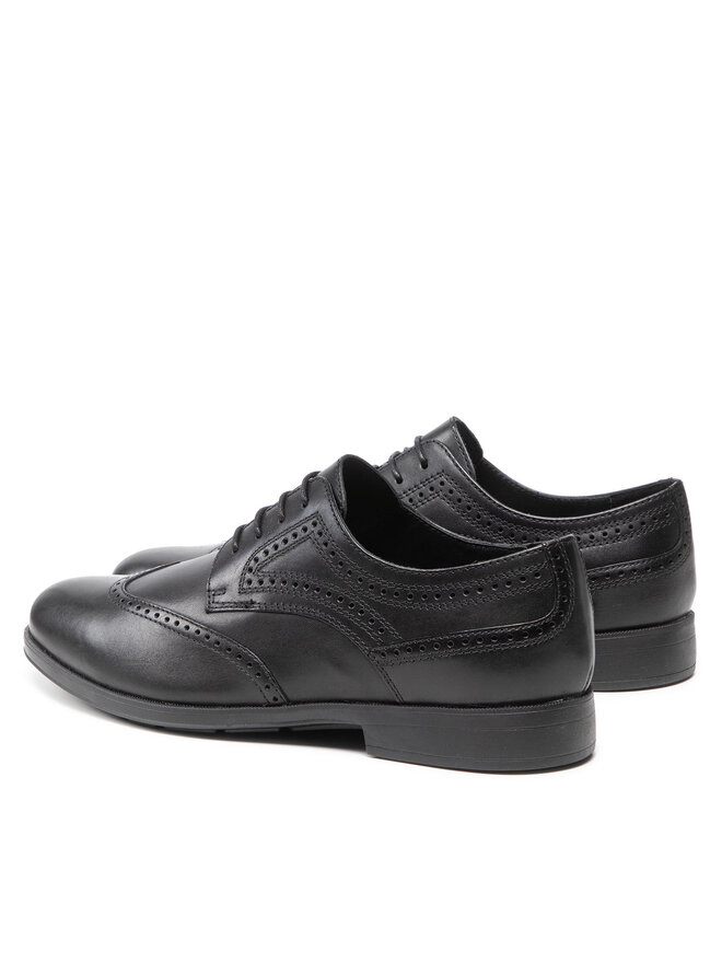 Geox Halbschuhe Geox U Hilstone Wide A U045DA 00043 C9999 Schwarz