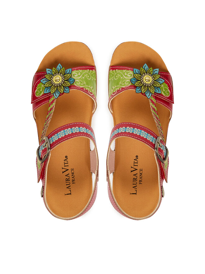 Laura Vita Sandalen Laura Vita Facscineo 09 Rot