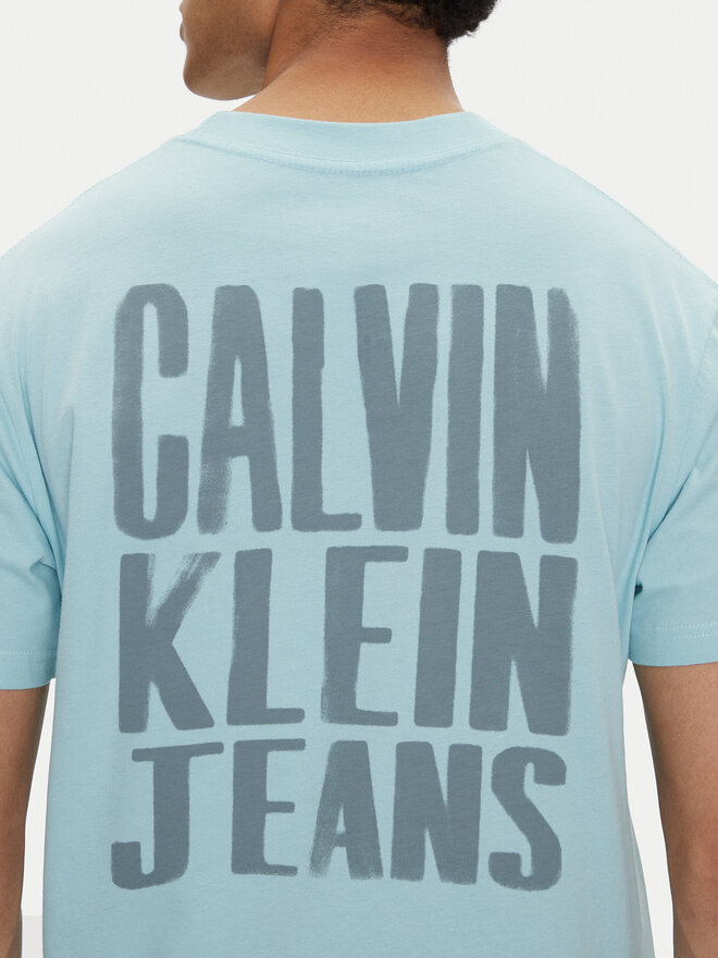 Calvin Klein Jeans Calvin Klein Jeans T-shirt Painted J30J327523 Svijetloplava Regular Fit