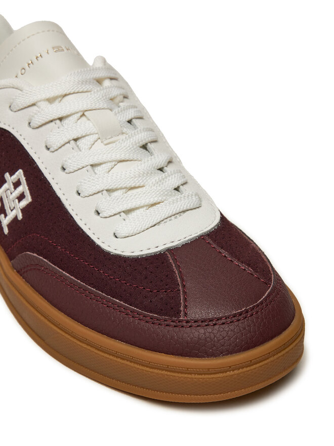 Tommy Hilfiger Sneakers Tommy Hilfiger Heritage Sneaker Perf FW0FW08380 Dunkelrot