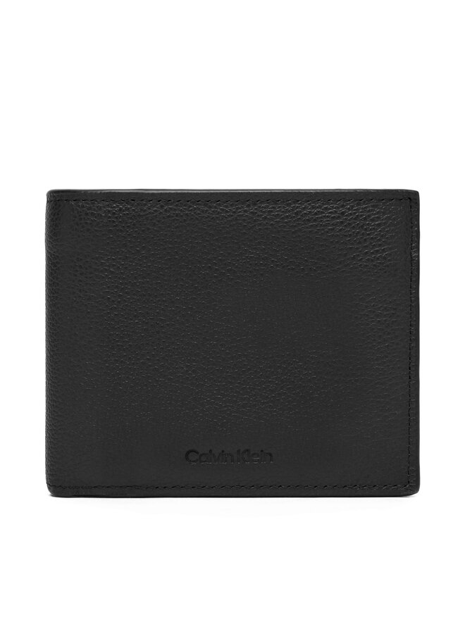 Calvin Klein Велике Чоловіче Портмоне Calvin Klein Micropebble Billfold W Coin LV04D1033G Чорний