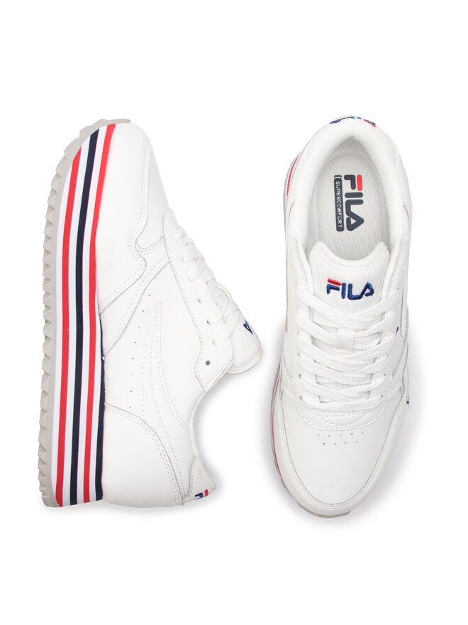 Sneakers Fila Orbit Zeppa Stripe Wmn 1010667.02P Blanc chaussures