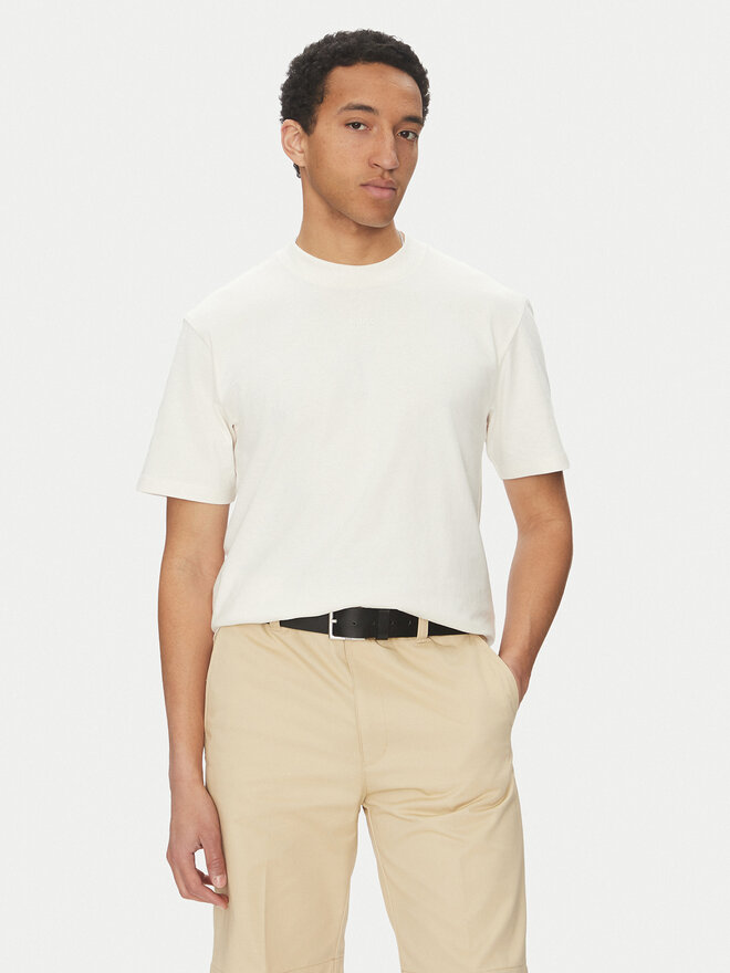 HUGO HUGO Camiseta Dapolino 50488330 Écru Relaxed Fit