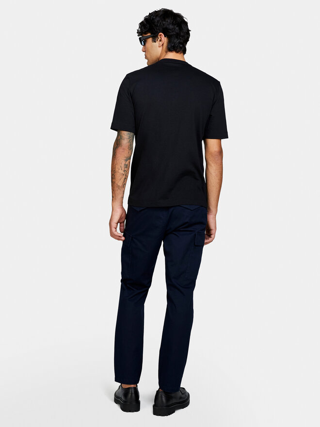 Sisley Sisley T-Shirt 3I1XS103I Schwarz Regular Fit