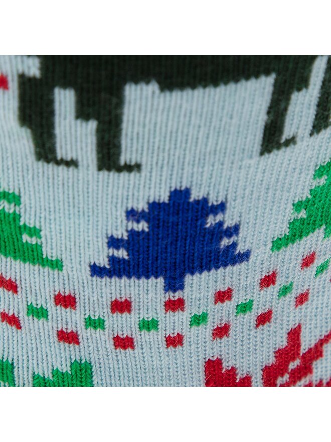 Happy Socks Комплект 3 чифта дълги чорапи мъжки Happy Socks XMAS08-7003 Цветен