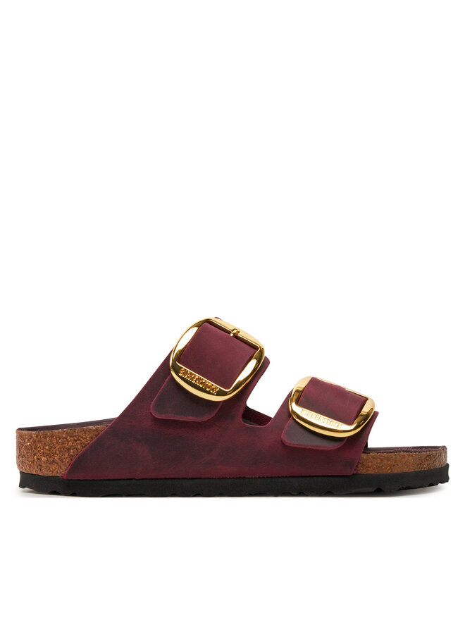 Ciabatte Birkenstock Arizona Big Buckle Leoi 1027988 Bordeaux escarpe