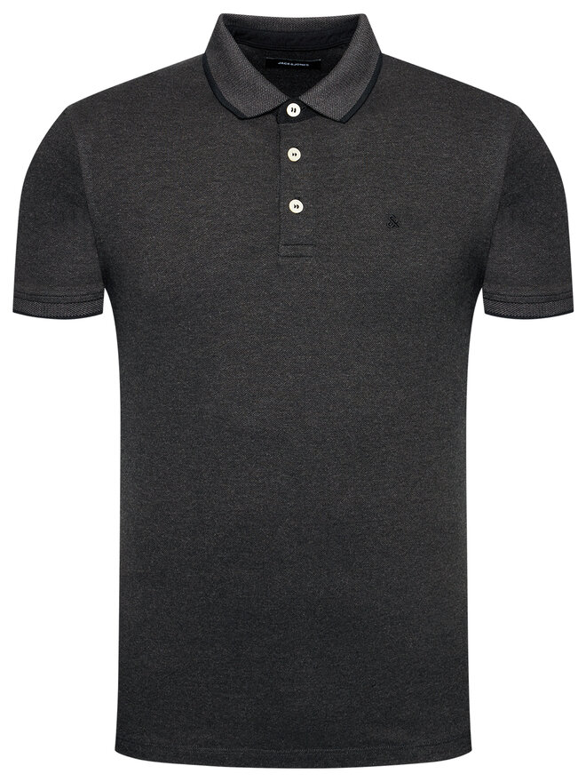 Jack&Jones Jack&Jones Polo marškinėliai Paulos 12136668 Juoda Slim Fit