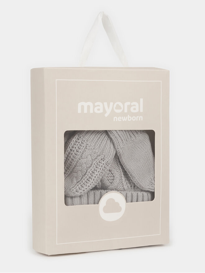 Mayoral Conjunto de guantes y gorro Mayoral 9.666 Gris