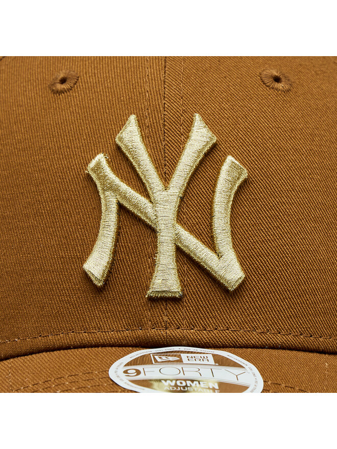New Era Čiapka New Era Wmns Metallic Logo 940 Nyy 60364295 Hnedá