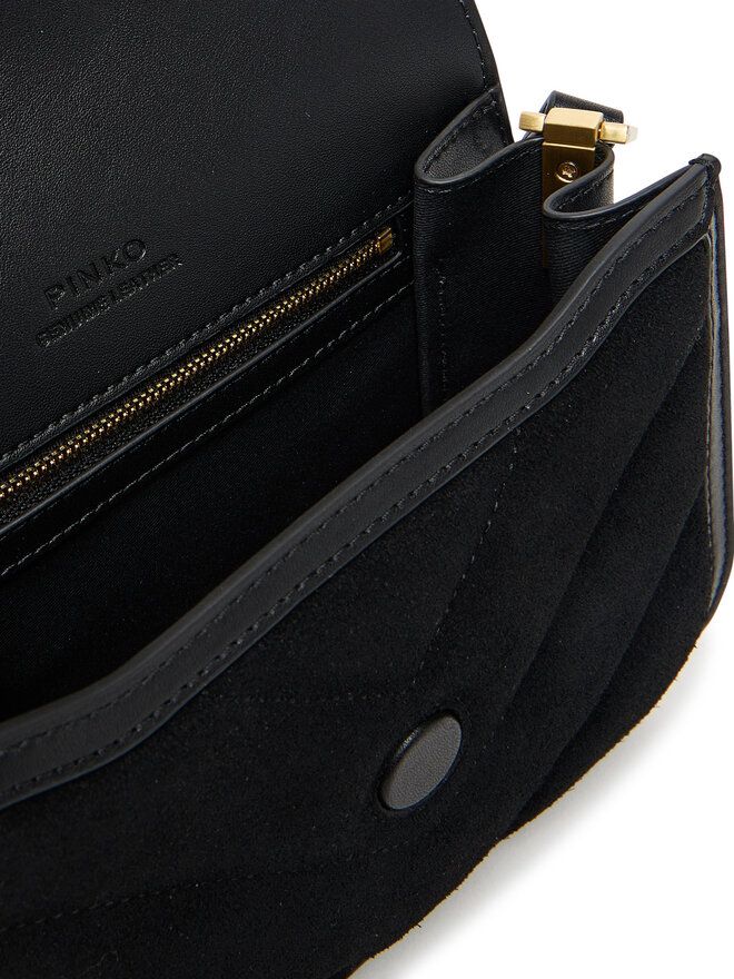 PINKO Τσάντα PINKO Love Box Bag Fl Mini AI 25-26 PLTT 104297 A2JH Μαύρο