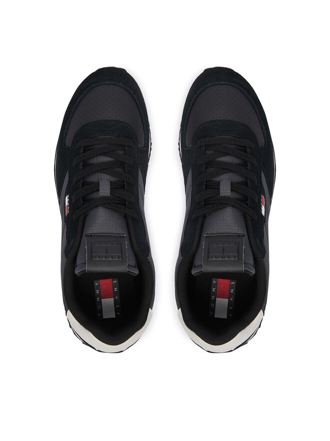 Tommy Jeans Sneakers Tommy Jeans Tj Runner Flag Mix EM0EM01774 Schwarz