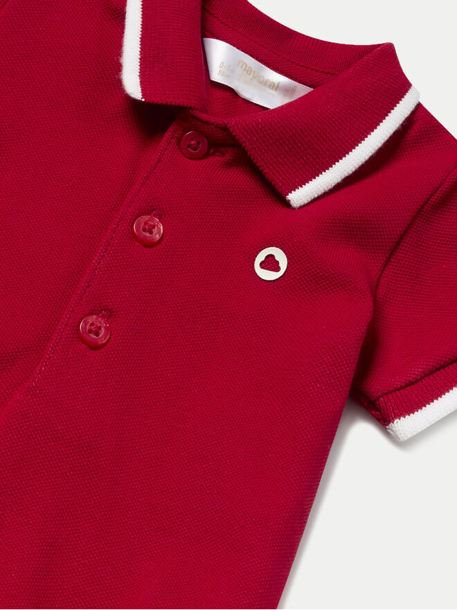 Mayoral Mayoral Poloshirt 00190 Dunkelrot Regular Fit