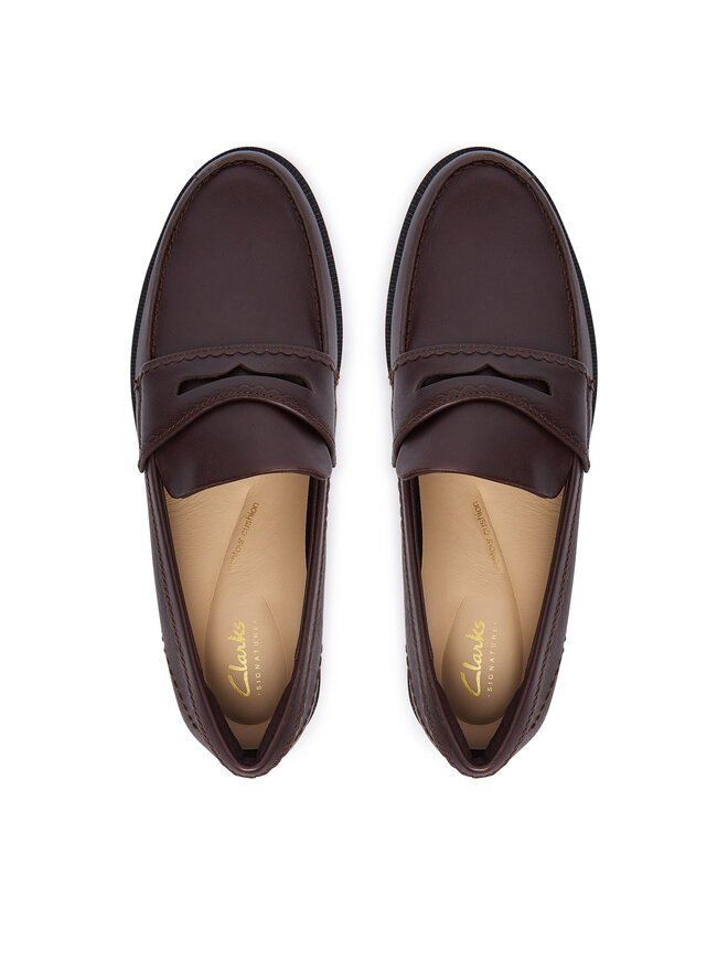Clarks Slipper Clarks Straven Edge 26186491 Braun
