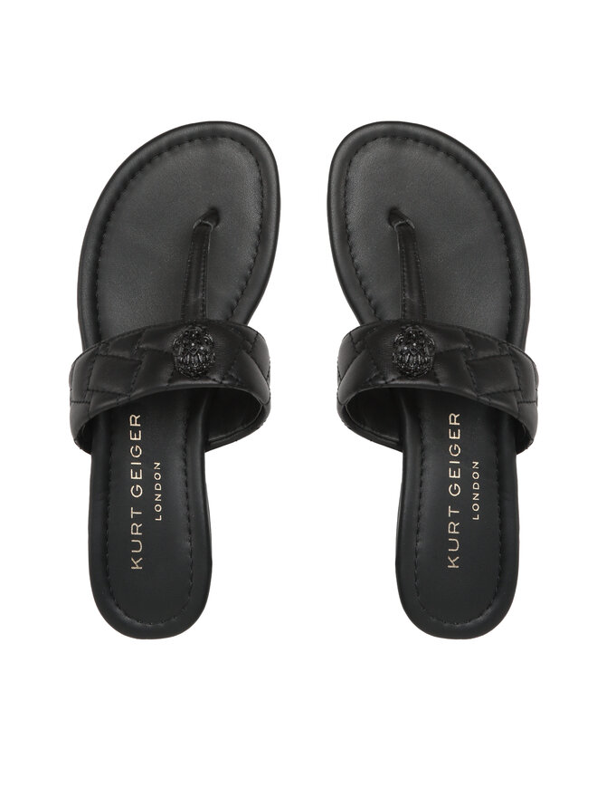 Kurt Geiger Flip flop Kurt Geiger Kensington T-Bar Drench 9600600109 Negru