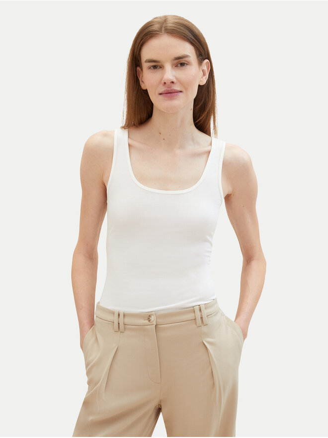 Tom Tailor Tom Tailor Top 1040552 Weiß Regular Fit