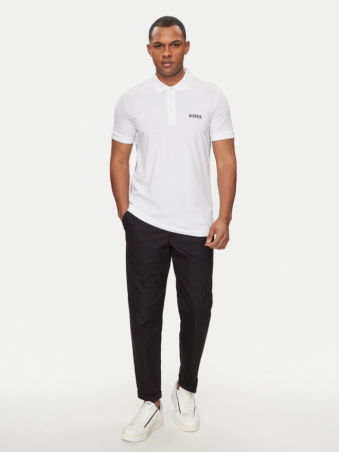BOSS Boss Poloshirt Paule 50512789 Weiß Slim Fit