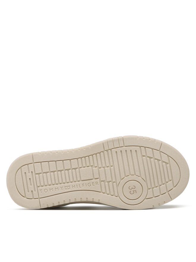 Tommy Hilfiger Tenisice Tommy Hilfiger Stripes Low Cut Lace-Up Sneaker T3X9-32848-1355 S Bijela