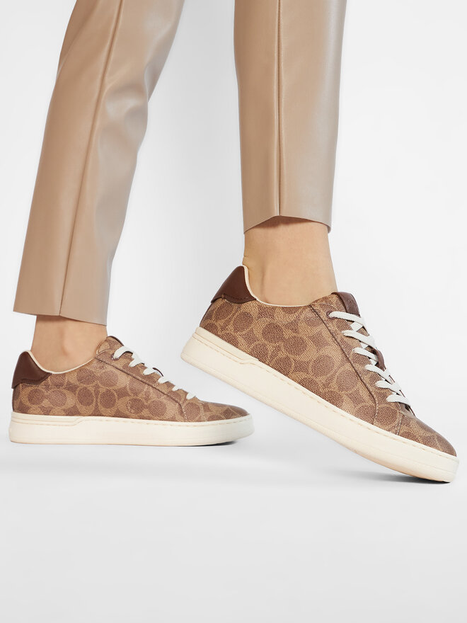 Снікерcи Coach Lowline Luxe Sig G5061 Коричневий | evzuttya.com.ua