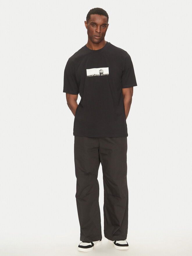 Jack&Jones Jack&Jones T-Shirt Pacer Photo 12273775 Μαύρο Relaxed Fit