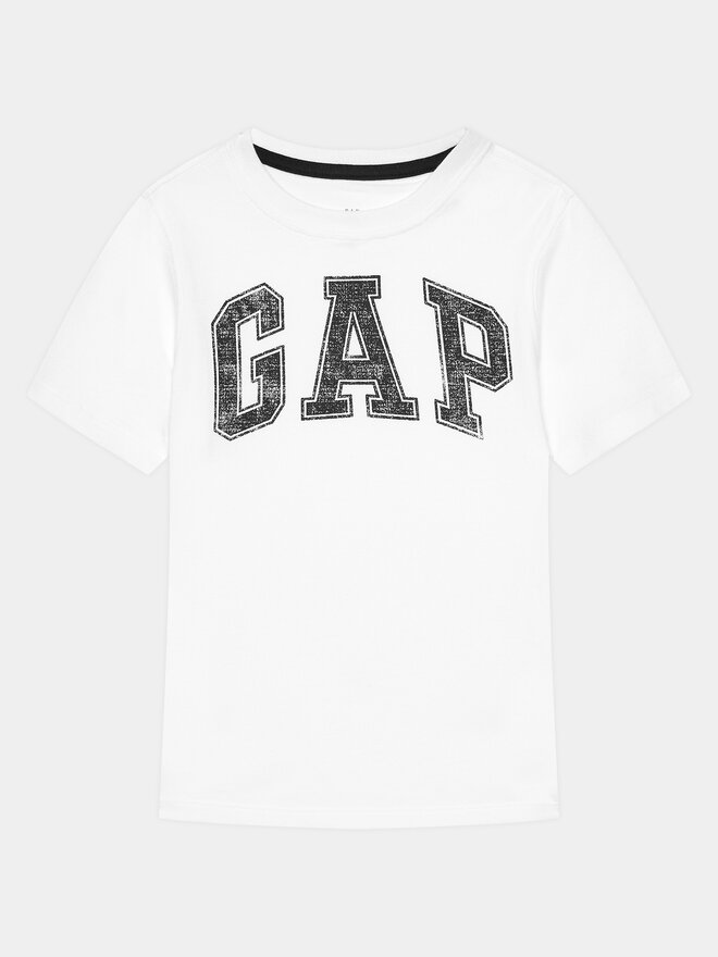 Gap Gap Marškinėliai 473269-00 Balta Regular Fit
