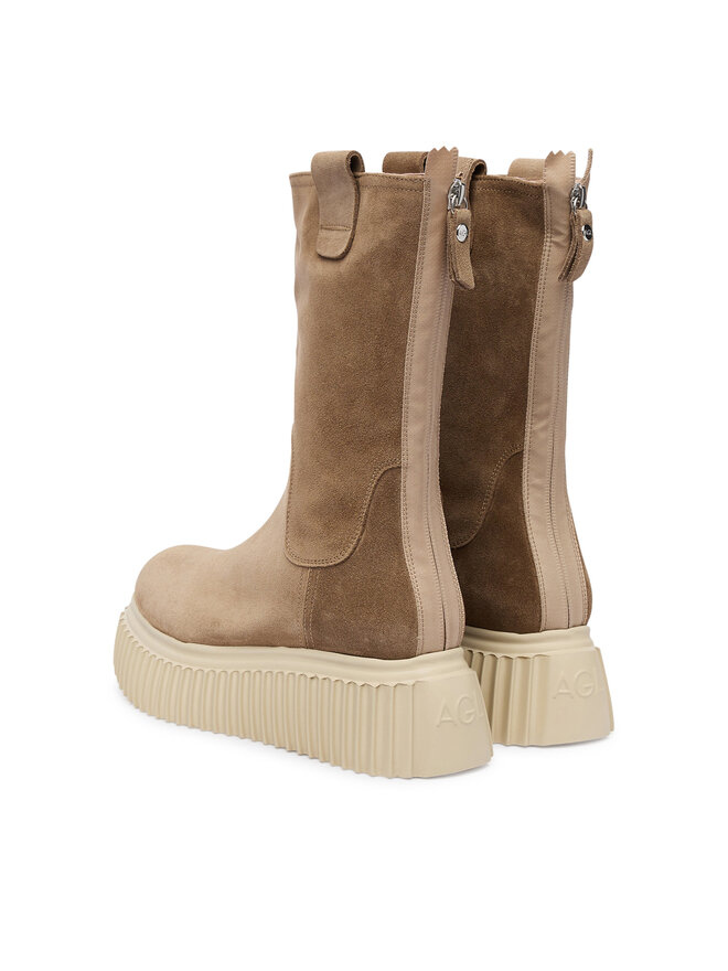 AGL Bokacsizma AGL Milagros D751503PGKI014G588 Barna