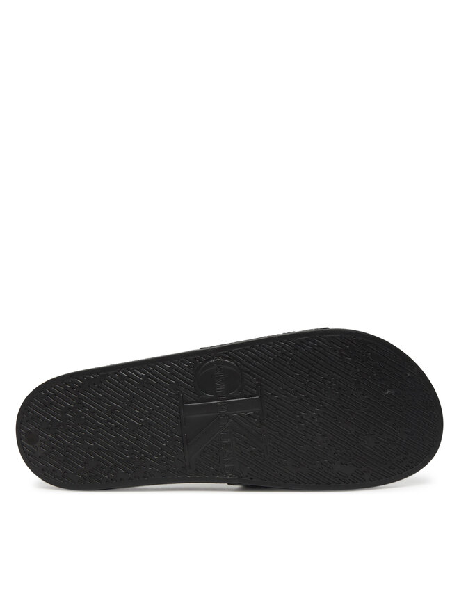 Calvin Klein Jeans Papucs Calvin Klein Jeans Slide Aop Print YM0YM01269 Fekete