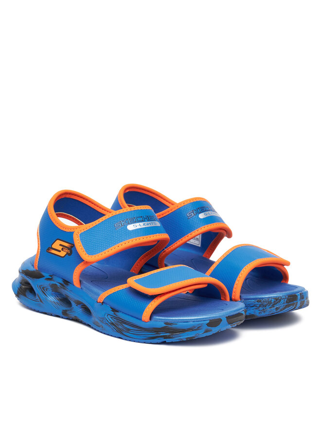 Skechers Sandále Skechers Sola Glow Sandal-Fusion Brights 407032L/BLOR Modrá