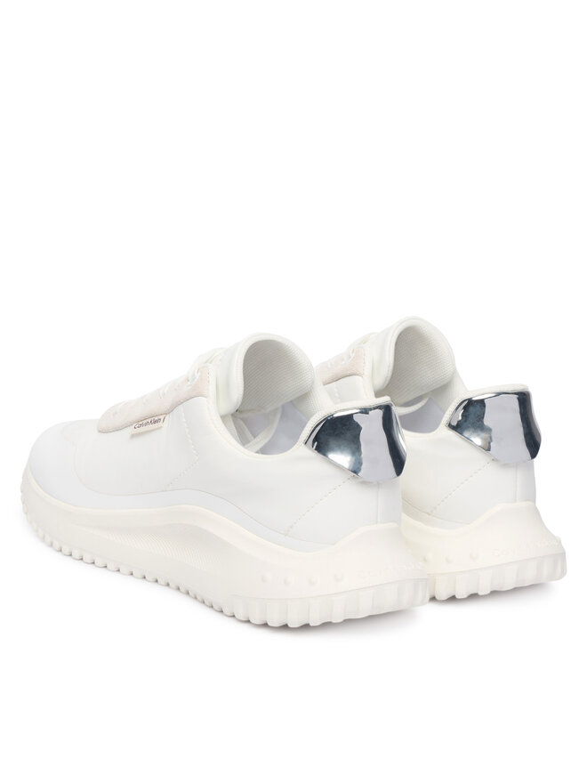 Calvin Klein Sneakers Calvin Klein Eva Runner Lace Up Mat Mix YW0YW02016 Weiß