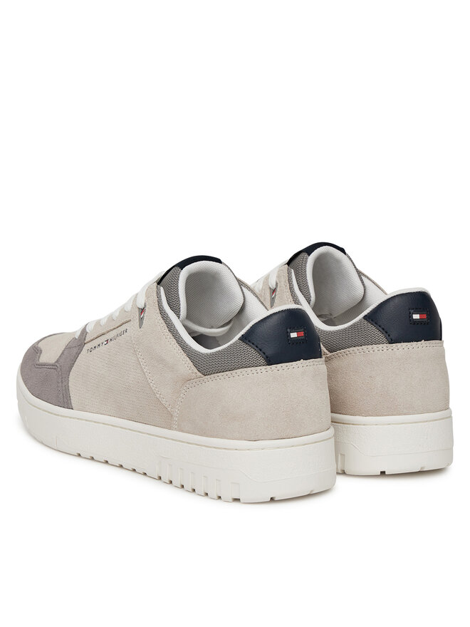 Tommy Hilfiger Снікерcи Tommy Hilfiger Basket Core Lite Suede FM0FM05519 Бежевий