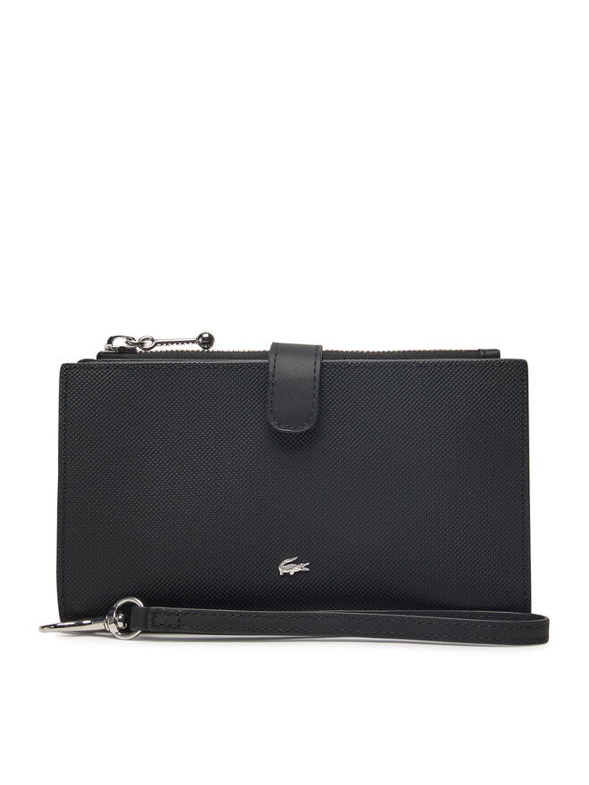 Lacoste Голям дамски портфейл Lacoste NF4987DZ Черен