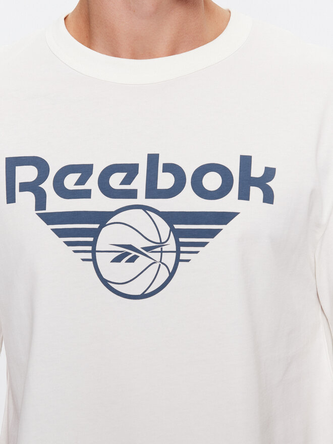 Reebok Reebok Marškinėliai Basketball IL4435 Balta Regular Fit