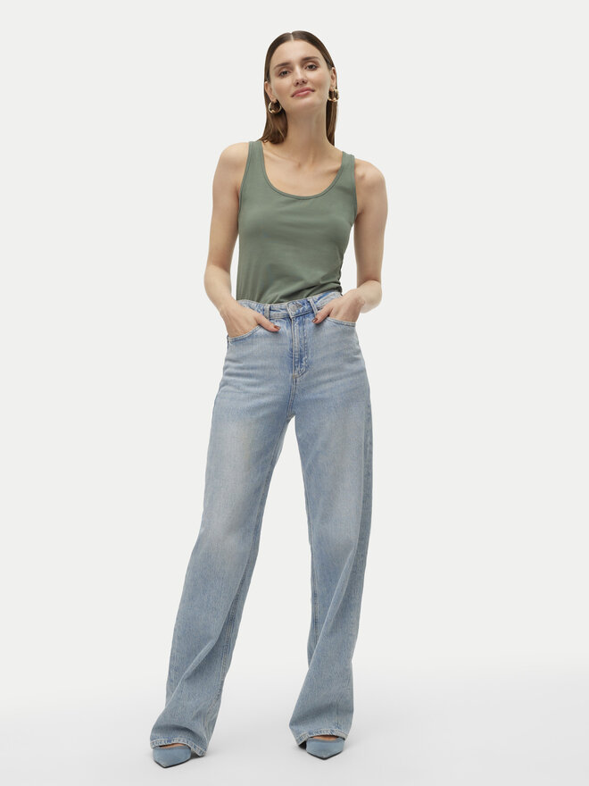 Vero Moda Vero Moda Felső Lulu 10323756 Zöld Regular Fit
