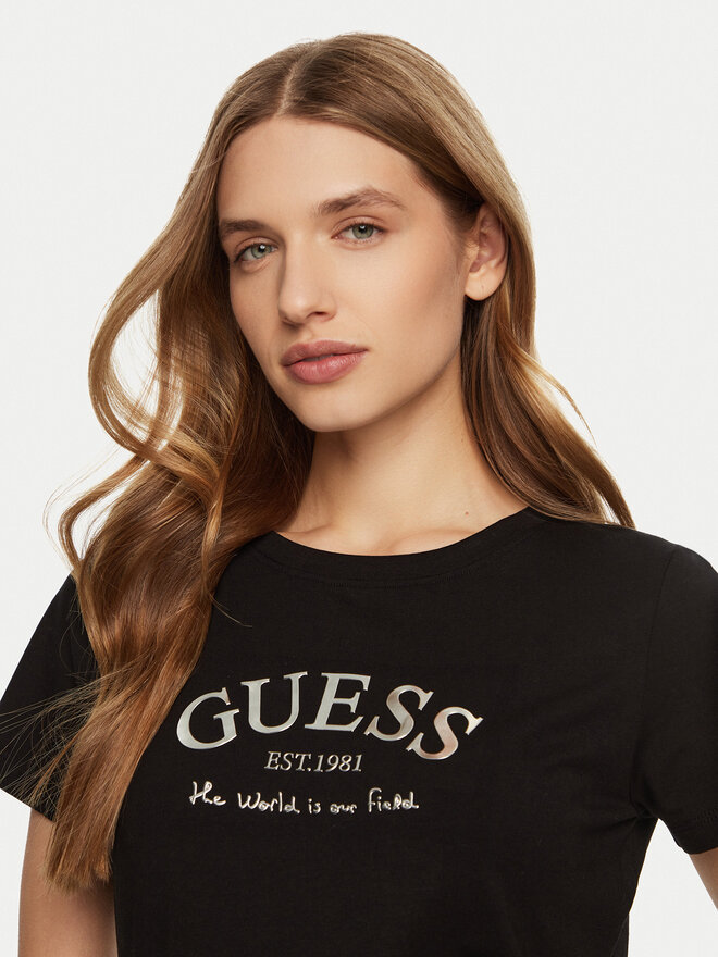 Guess Guess Camiseta V5RI16 J1314 Negro Shirt Fit