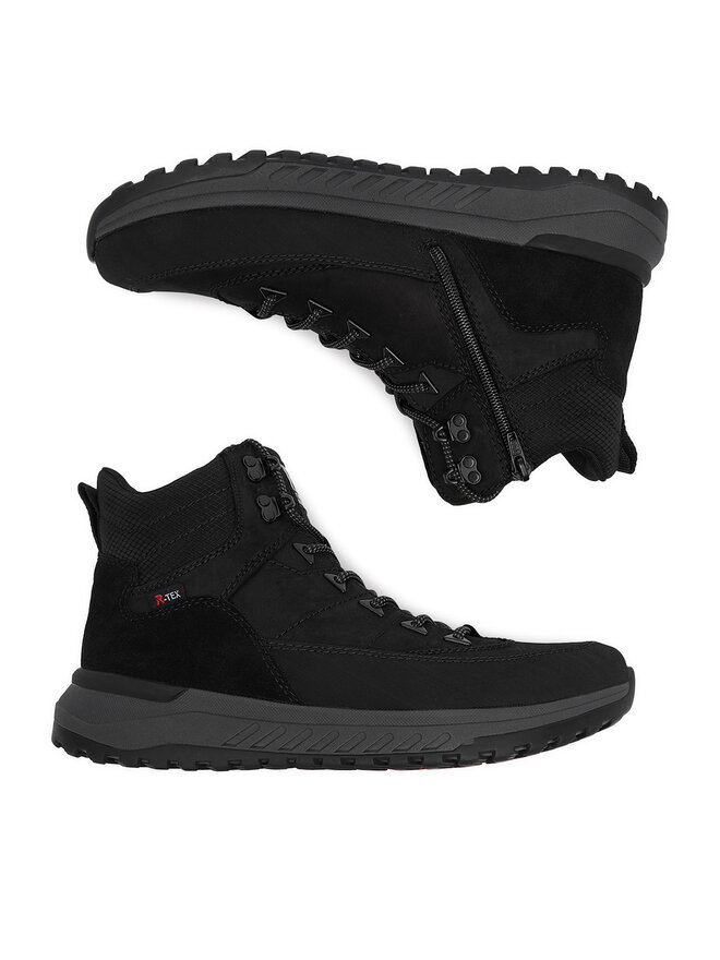 Rieker Schnürschuhe Rieker CEO-U0174-00 Schwarz