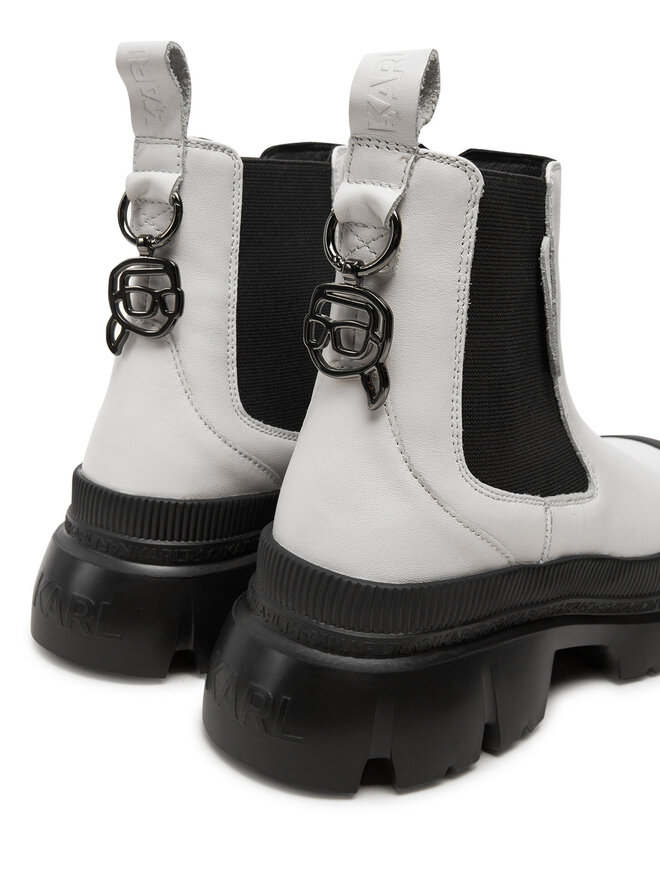 KARL LAGERFELD Μποτάκια με λάστιχο KARL LAGERFELD KL43534 Λευκό