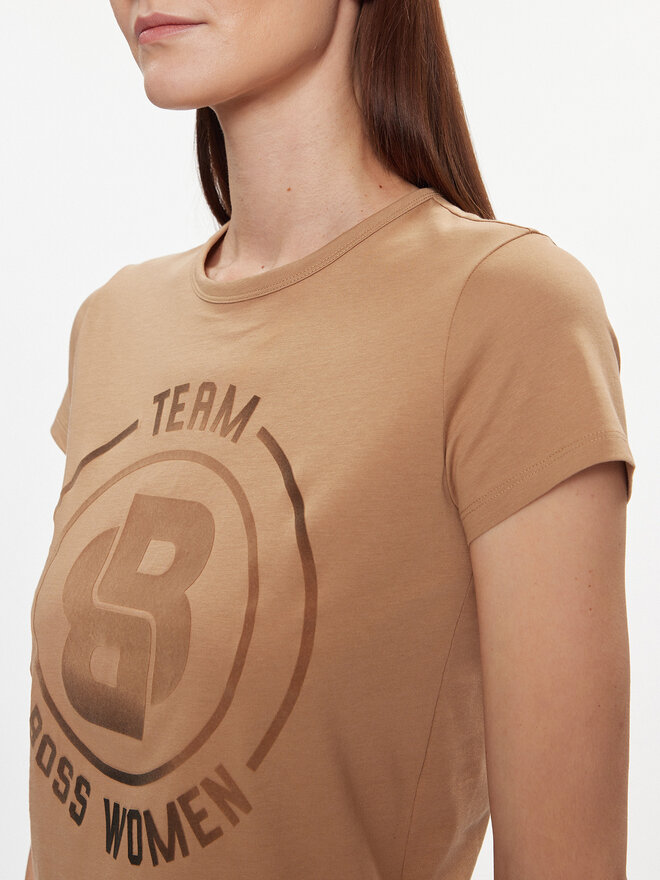 BOSS BOSS Camiseta 50514738 Beis Regular Fit