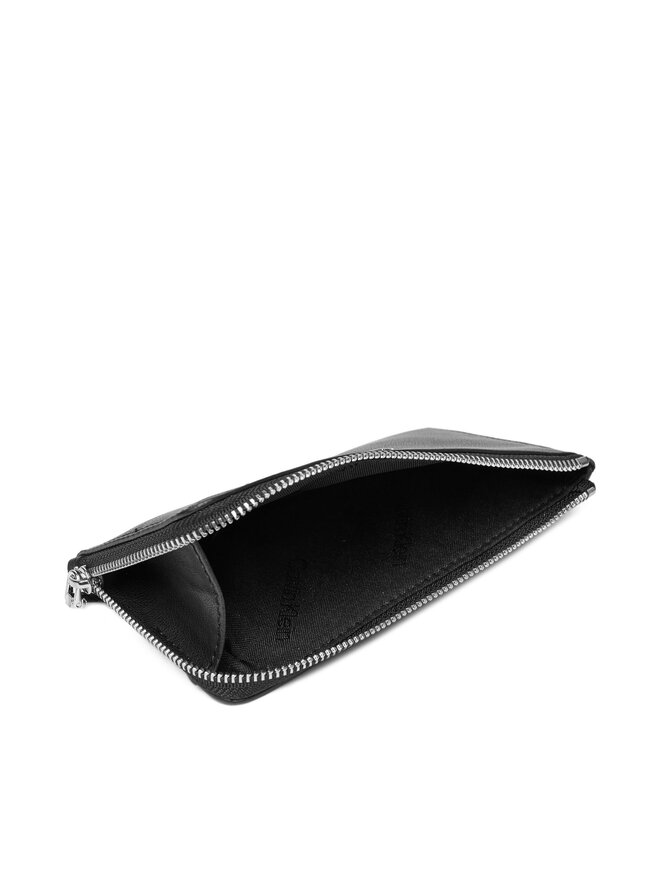 Calvin Klein Etui za kreditne kartice Calvin Klein Ck Re-Lock Lg Cc Holder W L Zip LV04F1032G Črna