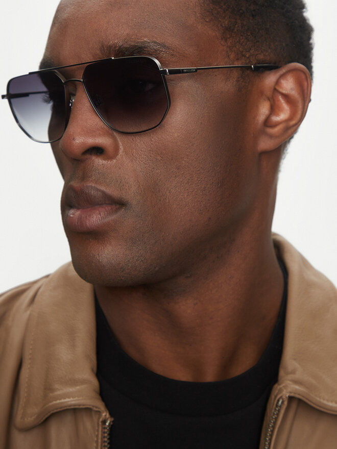 Trussardi Okulary przeciwsłoneczne Trussardi TSM3014 Srebrny