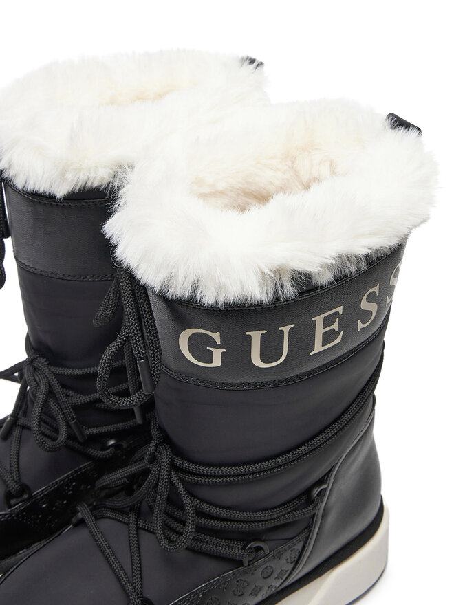 Guess Μπότες Χιονιού Guess Undelo FLFUEL ELE11 Μαύρο