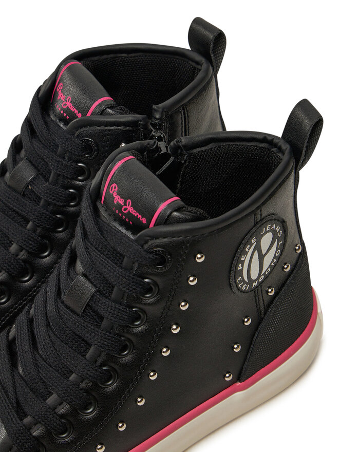 Pepe Jeans Sneakersy Pepe Jeans PGS30610 Čierna