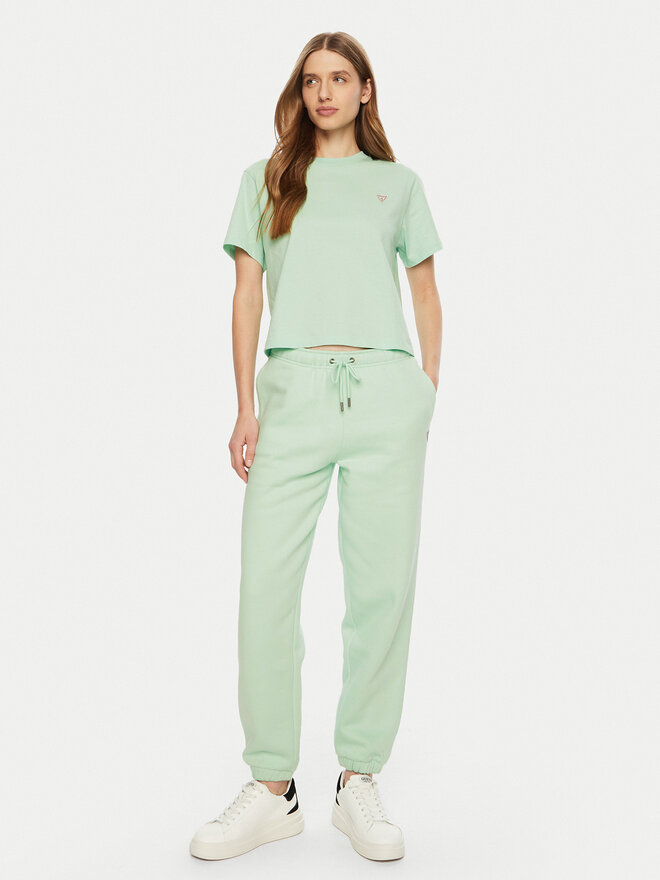 Guess Jeans Guess Jeans Футболка W4YI05 K8HM0 Зелений Regular Fit