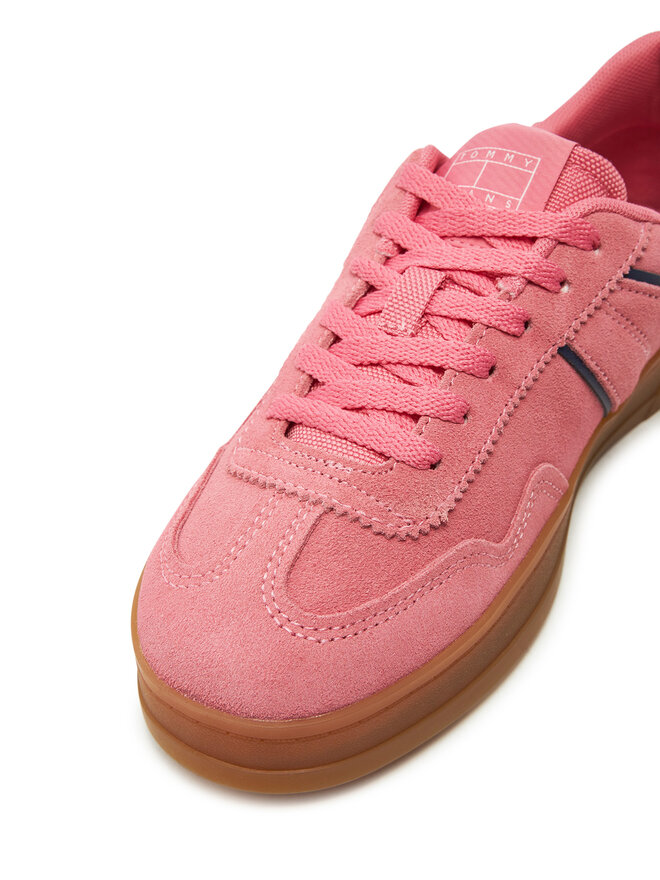 Tommy Jeans Снікерcи Tommy Jeans The Greenwich Suede EN0EN02696 Рожевий