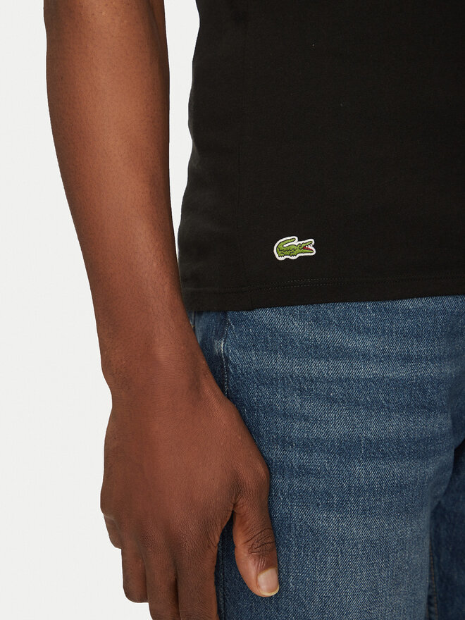 Lacoste Lacoste Set od 3 majice TH9007 Crna Slim Fit