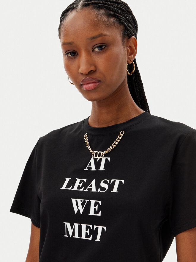 MET MET T-Shirt M10 261TS Schwarz Regular Fit