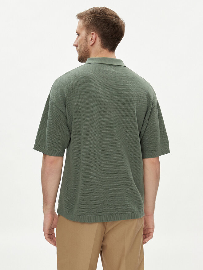 Jack&Jones Jack&Jones Poloshirt Linen 12252748 Grün Regular Fit