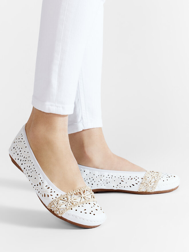 Rieker Ballerinas Rieker 41466-81 Weiß