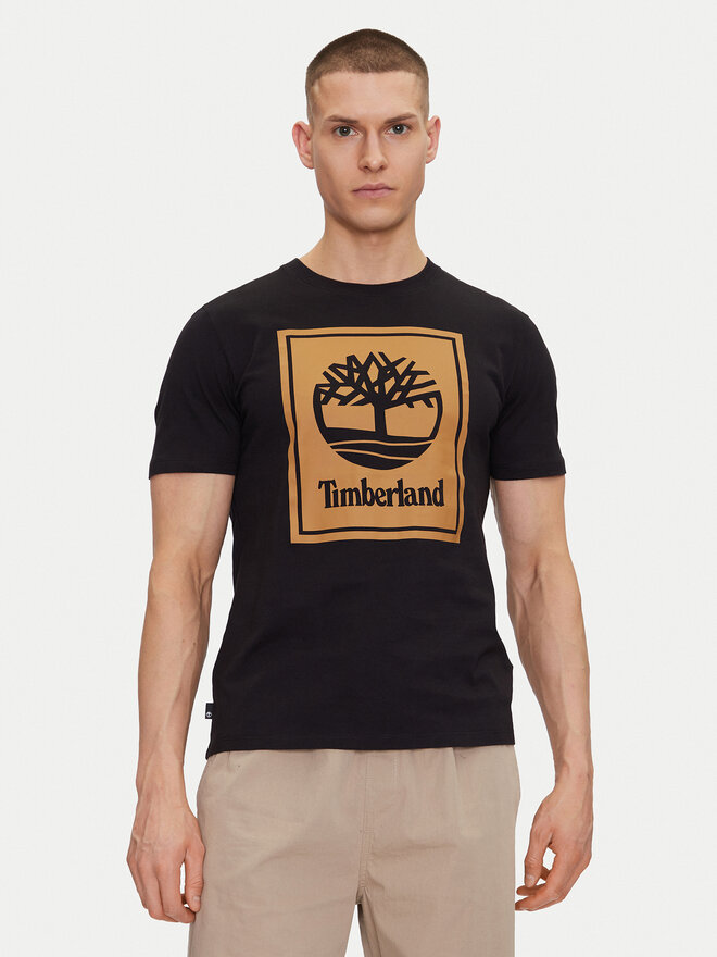 Timberland Timberland Marškinėliai TB0A5WQQ Juoda Regular Fit