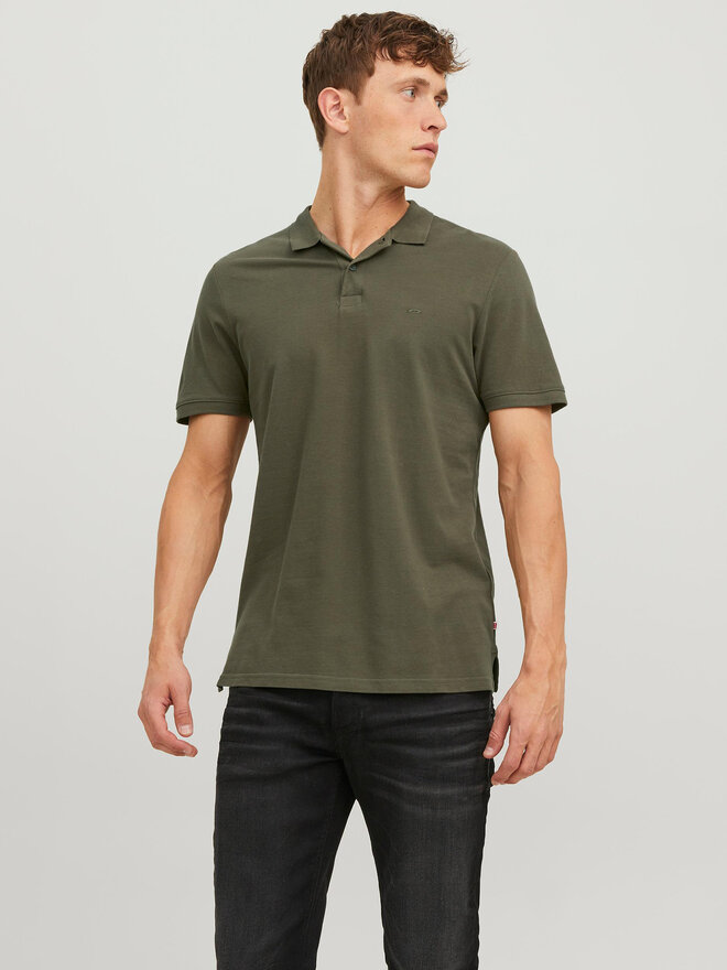 Jack&Jones Jack&Jones Poloshirt Basic 12136516 Grün Slim Fit
